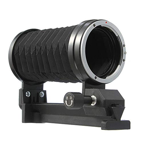FOTGA Macro Extension Balgengerät Faltenbalg Objektiv mit Single Rail Slider für Canon EOS EF EF-S Bajonett-Kamera 5D Mark IV, 5D Mark III II, 1Ds 200D 7D 6D, 90D 80D 70D 77D 850D 760D 750D 1500D DSLR von FOTGA