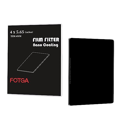 FOTGA Nano 4x5.65 ND1000 Neutral Graufilter Rechteckfilter aus Optisches Glas, ND3.0 (10 Stopps) Cinema Quadratischer ND Filter für 4x5,65 Zoll Matte Box, Kompatibel mit FOTGA JTZ Matte Box von FOTGA