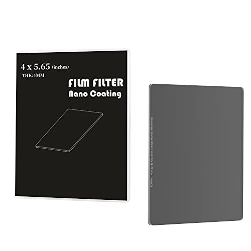 FOTGA Nano 4x5.65 ND8 Neutral Graufilter Rechteckfilter aus Optisches Glas, ND0.9 (3 Stopps) Cinema Quadratischer ND Filter für 4x5,65 Zoll Matte Box, Kompatibel mit FOTGA JTZ Matte Box von FOTGA