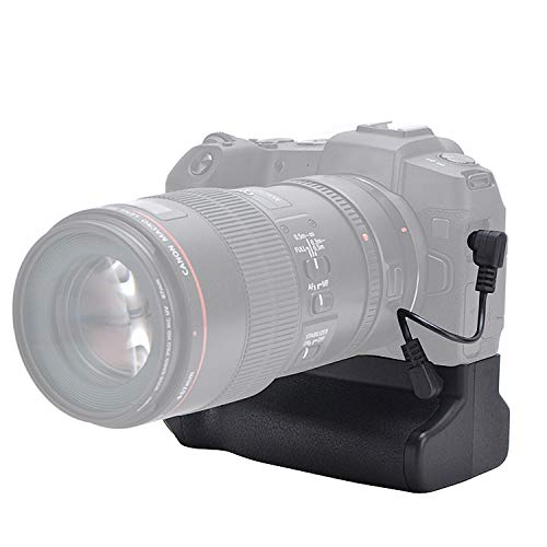 FOTGA Professionell Vertikaler Multi-Power-Akku-Halter Batteriegriff für Canon EOS R8, RP Kamera Ersatz für EG-E1 + Signalübertragungskabel, unterstützt bis zu Zwei Batterien von FOTGA