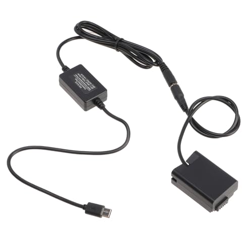 FOTGA USB-C Typ-C auf EN-EL25 Dummy-Batterie Decodiertes Dummy-Akku EP-5G DC Koppler Netzteil Adapter Kabel für Nikon Z50, Z30, Zfc Spiegellose Kamera von FOTGA