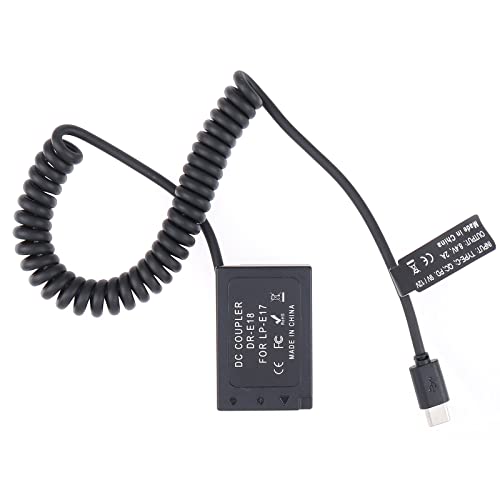 FOTGA USB-C Typ-C auf LP-E17 Federkabel DR-E18 Volldecodierungskabel für Canon EOS RP 77D 200D Mark II 750D 760D 800D 850D; Rebel T6i T6s T7i T8i Kamera FOTGA USB-C Typ-C auf LP-E17 Federkabel DR-E18 Volldecodierungskabel für Canon EOS RP 77D 200D Mark II 750D 760D 800D 850D; Rebel T6i T6s T7i T8i Kamera von FOTGA