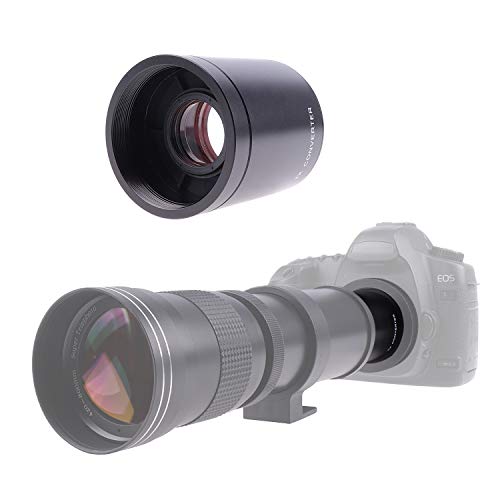 Fotga 2X Teleconverter Vergrößerungsobjektiv Konverter Adapter für T2 T-Mount 420-800mm 500mm 900mm 650-1300mm Tele Zoom Objektiv Teleobjektiv Zoomobjektiv Fotga 2X Teleconverter Vergrößerungsobjektiv Konverter Adapter für T2 T-Mount 420-800mm 500mm 900mm 650-1300mm Tele Zoom Objektiv Teleobjektiv Zoomobjektiv von FOTGA