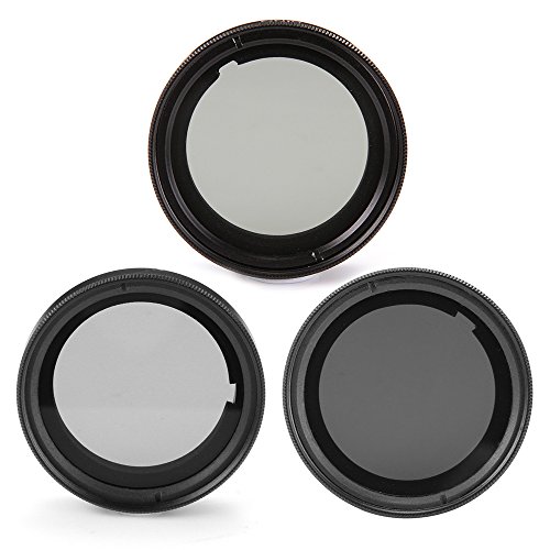 Fotga 3pcs ND2 ND4 ND8 Graufilter Set ND-Objektiv-Filter für RC DJI Phantom 4 Phantom 3 Phantom III Professional Erweiterte Quadcopter von FOTGA