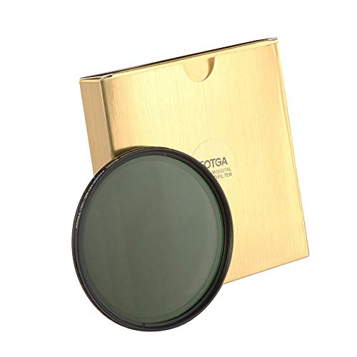 Fotga 58 mm Ultra Slim Multi Coating MC Fader Variabler ND Neutral Density Lens Filter ND2 to ND400, Optical Matte Frame with Hard Stop Fotga 58 mm Ultra Slim Multi Coating MC Fader Variabler ND Neutral Density Lens Filter ND2 to ND400, Optical Matte Frame with Hard Stop von FOTGA
