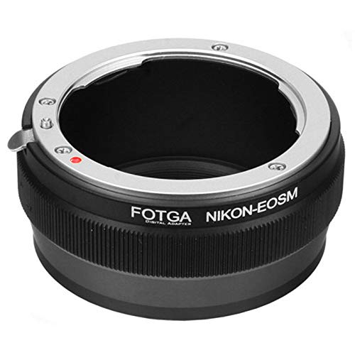 Fotga Adapter für Nikon F AI AIS Mount-Objektiv auf Canon EF-M EOSM spiegellose Kamera von FOTGA