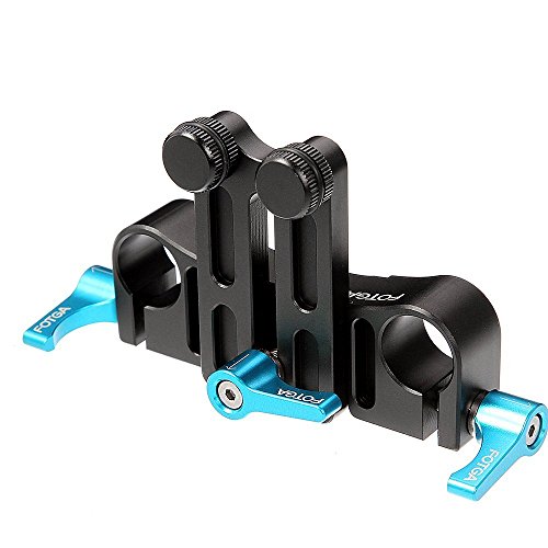 Fotga DP500 Schiene III Universal Lens Support mit 15 mm Schiene Rod Clamp Halterung für Follow Focus DSLR-Kameras Camcorder Fotga DP500 Schiene III Universal Lens Support mit 15 mm Schiene Rod Clamp Halterung für Follow Focus DSLR-Kameras Camcorder von FOTGA