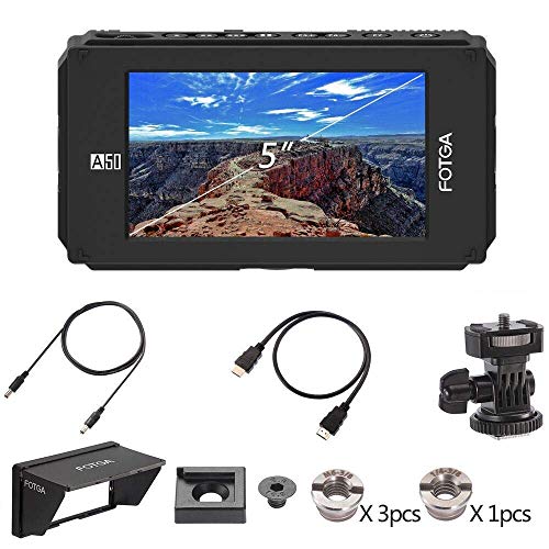 Fotga DP500IIIS A50T 5-Zoll FHD Video Camera Feldmonitor, Berühren Bildschirm Field Monitor,1920x1080,HDMI 4K Input/Output, Dual NP-F Batterieplatte für DSLR Kamera A7 A7S A7R 5D II III IV A9 GH5 Fotga DP500IIIS A50T 5-Zoll FHD Video Camera Feldmonitor, Berühren Bildschirm Field Monitor,1920x1080,HDMI 4K Input/Output, Dual NP-F Batterieplatte für DSLR Kamera A7 A7S A7R 5D II III IV A9 GH5 von FOTGA