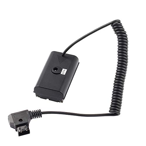 Fotga FTNJ291 Ausziehbares Netzadapterkabel für D-Tap-Anschluss auf NP-F Dummy Akku NP-F550/570/750/770 NP-F960 NP-F970 auf Power Video LED Licht Monitor JTZ DP30 C5 LE, 72 mm von FOTGA
