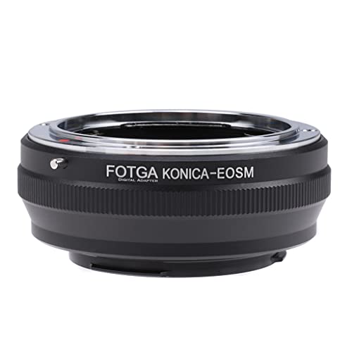 Fotga Lens Mount Adapter für Konica AR Mount Objektiv an Canon EOS EF-M Mount M M2 M3 M5 M6 II M10 M50 M100 M200 Spiegellose Kamera Konica-EOSM von FOTGA
