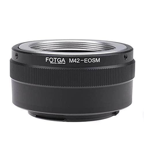 Fotga Objektiv-Adapter-Ring Lens Adapter Ring für M42 Objektiv zu Canon EOS Mirrorless EOSM Kameras (EF-M) EOSM3 EOSM5 EOSM6 EOSM10 EOSM100 M42-EOSM von FOTGA