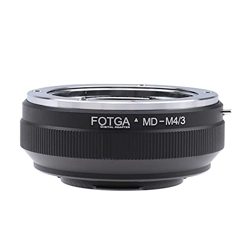 Fotga Objektivadapter-Konverter für Minolta MD Objektiv auf M4/3 Micro Four Thirds MFT spiegellose Kameras,für Panasonic GH3/4 GH5 GH6 GF6 G100 GF10 GX9 GX85 Olympus OM-1 E-M1 E-M10 III E-P7 E-PL8/9 von FOTGA