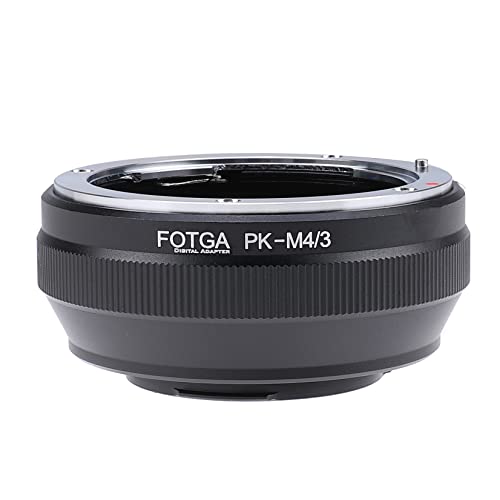 Fotga Objektivadapter-Konverter für Pentax PK Mount Objektiv auf M4/3 Micro Four Thirds MFT spiegellose Kameras, für Panasonic GH5 GH6 GF6 G100 GF10 GX9 GX85 Olympus OM-1 E-M1 E-M10 III E-P7 E-PL8/9 von FOTGA