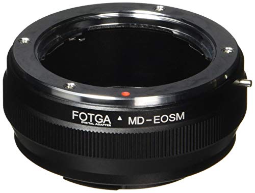 Fotga Objektivadapter für Minolta MD Objektiv an Canon EOSM EF-M Mount spiegellose Kamera M2 M3 M5 M6 II M10 M50 M100 M200 von FOTGA