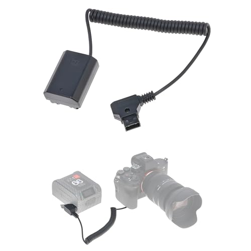 Fotga Verlängerungskabel für D-Tap Anschluss an Dummy Akku NP-FZ100 für Sony ZV-E1 FX3 FX30 A1 A7C A7III A7RIII A7SIII A7RM4 A7RIV A7RV A9 II A9III A6600 A6700 A7CR A7CII ILCE-9 Kamera von FOTGA