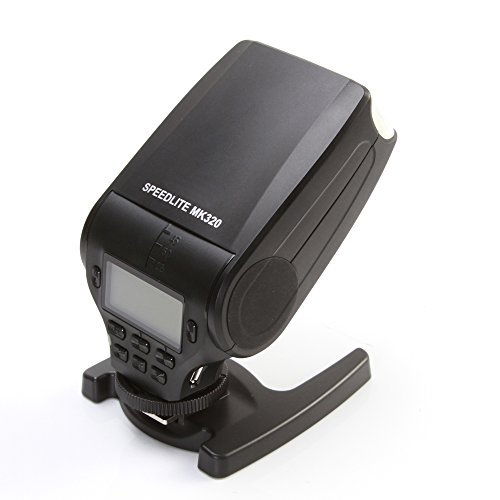 Meike MK320 tragbare Mini-Speedlite-TTL Master-Blitzlicht fuer Olympus Panasonic Leica: Olympus E-M10 E-5 E-M5 E-P5 E-PL5 E-PM2 E-P3 E-PL3 E-PM1 E-PL2 E-PL1 E-P2 E-P1 DSLR-Kamera; Panasonic GH4 GH3 G5 GX7 GX1 GF3 G3 GH2 G2 GF2 G1 GF1 G10; Leica X2 Leica D-lux6 Leica M Leica S Leica X Vario Leica V-LUX4 Leica M-E Leica D-lux6 Leica M10 von FOTGA