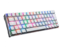 FOURZE GK60, 60%, USB + Bluetooth, Mechanischer Switch, QWERTY, RGB-LED, Weiß von FOURZE