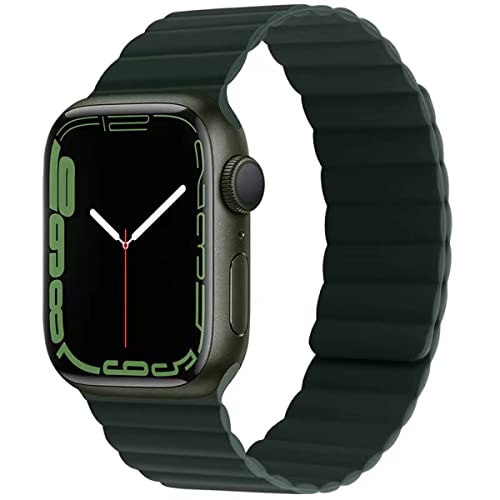 FOUUAAO Kompatibel mit Apple Watch8 Armband Silikon 49mm 45mm 44mm 40mm 41mm,Männer und Frauen Uhrenarmband Silikon Magnetverschluss Ersatzarmband für iWatch Armbänder SE Series Ultra 8/7/6/5/4/3/2/1 FOUUAAO Kompatibel mit Apple Watch8 Armband Silikon 49mm 45mm 44mm 40mm 41mm,Männer und Frauen Uhrenarmband Silikon Magnetverschluss Ersatzarmband für iWatch Armbänder SE Series Ultra 8/7/6/5/4/3/2/1 von FOUUAAO