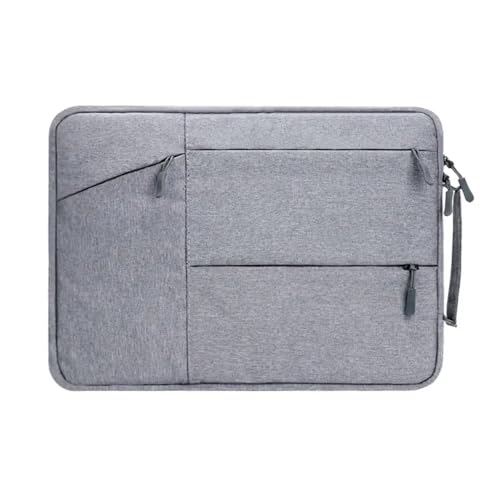 FOVAOK Laptop-Kuriertasche für 39,6 cm (15,6 Zoll) Laptop-Kuriertasche, geeignet für alle Computermodelle, 39,6 cm (15,6 Zoll), Computer-Aktentasche für Damen und Herren (Hellgrau, 32 x 22 x 2 cm) von FOVAOK