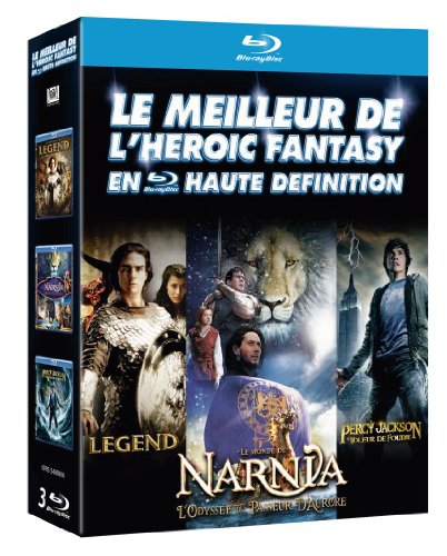 Le Meilleur de l'Heroic Fantasy en haute définition : Legend + Le Monde de Narnia - Chapitre 3 : L'odyssée du Passeur d'Aurore + Percy Jackson - Le Voleur de Foudre [3 Blu-ray] von FOX PATHÉ EUROPA
