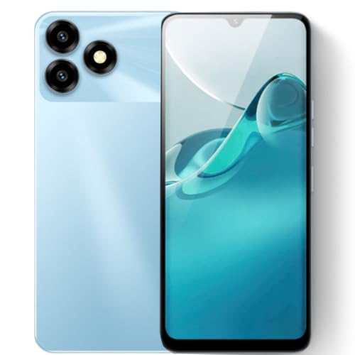 FOXIONO Smartphone Handy Ohne vertrag, 8GB +64GB/1TB TF, 90Hz 6.52", 4000mAh Smartphone ohne vertrag Günstig, Octa Core, 13MP+5MP, Dual SIM (Blau) von FOXIONO