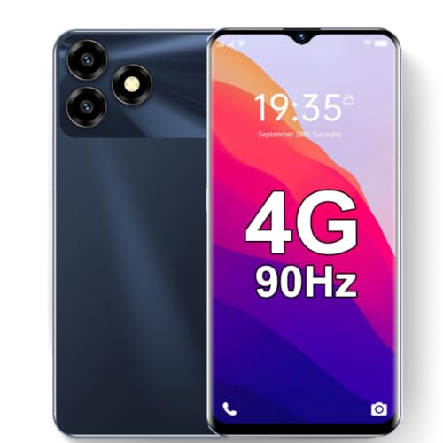 FOXIONO Smartphone Handy Ohne vertrag, 8GB +64GB/1TB TF, 90Hz 6.52", 4000mAh Smartphone ohne vertrag Günstig, Octa Core, 13MP+5MP, Dual SIM (Es ist schwarz) von FOXIONO