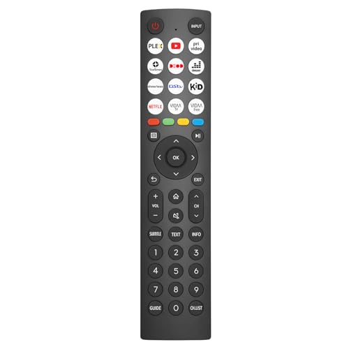 Ersatz Fernbedienung Hisense Vidda UHD Smart 4K TVs mit 12 Tastenkombinationen, Keine Konfiguration erforderlich Ersatz Fernbedienung Hisense Vidda UHD Smart 4K TVs mit 12 Tastenkombinationen, Keine Konfiguration erforderlich von FOXRMT
