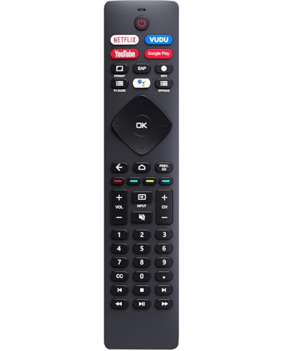 FOXRMT Ersatz Philips Fernbedienung Kompatibel mit Fernbedienung Philips 4K Smart TV, NH800UP RF402A-V14 IR Fernbedienung FOXRMT Ersatz Philips Fernbedienung Kompatibel mit Fernbedienung Philips 4K Smart TV, NH800UP RF402A-V14 IR Fernbedienung von FOXRMT