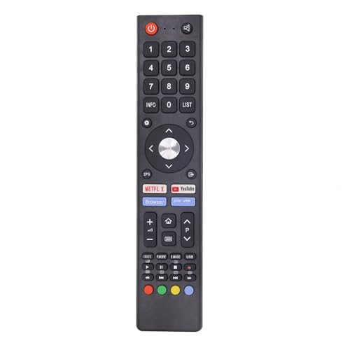 FOXRMT Fernbedienung für Chiq Changhong UHD TV U55H7N L32H7N L40H7N L43H7N L50H7N L55H7N GCBL-TV02BDBIR U58H7N U43H7N U50H7N für Saba SA24S46A9 SA32S677N A9 SA4 0S67A9 - Keine Konfiguration FOXRMT Fernbedienung für Chiq Changhong UHD TV U55H7N L32H7N L40H7N L43H7N L50H7N L55H7N GCBL-TV02BDBIR U58H7N U43H7N U50H7N für Saba SA24S46A9 SA32S677N A9 SA4 0S67A9 - Keine Konfiguration von FOXRMT