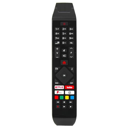 FOXRMT Hitachi -Fernbedienung RC43141 für Hitachi Smart LED LCD TV mit Prime Video Netflix Youtube view Play-Tasten, keine Einrichtung erforderlich FOXRMT Hitachi -Fernbedienung RC43141 für Hitachi Smart LED LCD TV mit Prime Video Netflix Youtube view Play-Tasten, keine Einrichtung erforderlich von FOXRMT