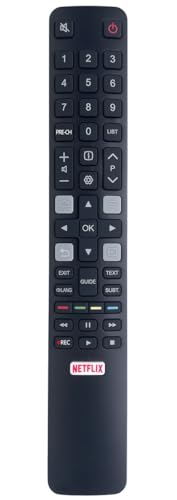 FOXRMT RC802N für TCL Smart TV, Universal-Fernbedienung TCL, geeignet für TCL TV 32ES560 32ES580 40ES560 43EP640 43EP660 50DP660 50EP640 50EP660 50EP680 55DC760 FOXRMT RC802N für TCL Smart TV, Universal-Fernbedienung TCL, geeignet für TCL TV 32ES560 32ES580 40ES560 43EP640 43EP660 50DP660 50EP640 50EP660 50EP680 55DC760 von FOXRMT