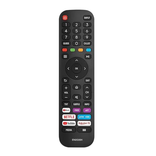 Fernbedienung für Hisense EN2G30H, kompatibel mit Hisense VIDAA Smart TV Fernbedienung für Hisense EN2G30H, kompatibel mit Hisense VIDAA Smart TV von FOXRMT