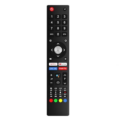 GCBLTV02ADBBT Fernbedienung für ChiQ SABA Changhong kompatibel mit Changhong ChiQ SABA smart TV von FOXRMT