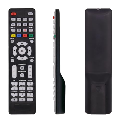 Universal-TV-Fernbedienung für alle TV-Fernbedienungen, Hintergrundbeleuchtung, Universal-Fernbedienung, kompatibel mit allen TV-Marken, einfache Einrichtung von FOXRMT
