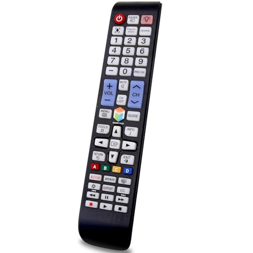 FOXRMT Ersatz Fernbedienung für Samsung Fernseher, Universalfernbedienung Mit Beleuchtung, Sofort Einsatzbereit FOXRMT Ersatz Fernbedienung für Samsung Fernseher, Universalfernbedienung Mit Beleuchtung, Sofort Einsatzbereit von FOXRMT