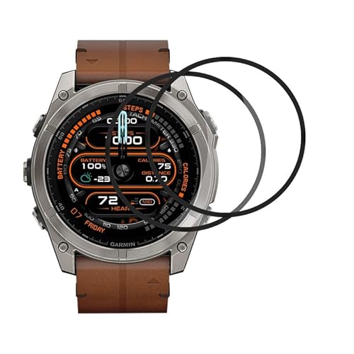 FOXZKISS für Garmin Fenix 8 51mm Schutzfolie, für Panzarglas Garmin Fenix 8 51mm, 2 Stück Schutzfolie, Kratzfest, 9H Härte, Anti-Kratzen Hohe Klar Glas FOXZKISS für Garmin Fenix 8 51mm Schutzfolie, für Panzarglas Garmin Fenix 8 51mm, 2 Stück Schutzfolie, Kratzfest, 9H Härte, Anti-Kratzen Hohe Klar Glas von FOXZKISS