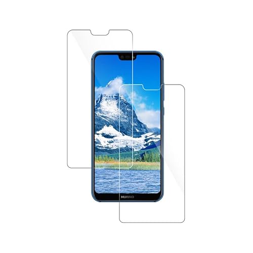 FOXZKISS für Panzerglas Huawei P20 lite Schutzfolie, 2 Stück 9H Härte für Huawei P20 lite Panzerfolie, für Huawei P20 lite Displayschutzfolie,für Huawei P20 lite Schutzglas von FOXZKISS