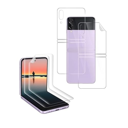 für Samsung Galaxy Z Flip 3 5G Schutzglas,2 Stück für Panzerglas Samsung Galaxy Z Flip 4 5G Schutzfolie, Displayfolie für Samsung Z Flip 3/4 5G Panzerfolie,für Z Flip 3/4 5G Displayschutzfolie von FOXZKISS