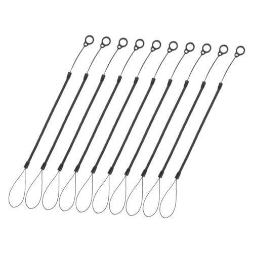 FOYTOKI 10Stücke Verlust Lanyard für Stift Spiralschnur mit Silikonring Sicherer Halt für Handschriftstifte und Touchscreen Stifte für Büro FOYTOKI 10Stücke Verlust Lanyard für Stift Spiralschnur mit Silikonring Sicherer Halt für Handschriftstifte und Touchscreen Stifte für Büro von FOYTOKI
