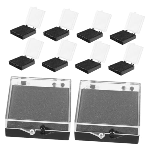 FOYTOKI 10pcs Challenge Coin Präsentation Anzeigebox Square Medal Medal Revers Stift -stiftspeicher Für Anlagenpin Display Und Herausforderung Coin Organization von FOYTOKI