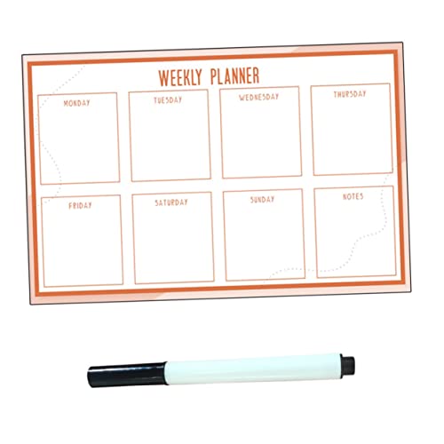 FOYTOKI 1Satz Flaches Wand Whiteboard mit Marker Wiederverwendbare Wochenplaner Folie für Rechtschreibung und Mathematik Einfach Abwischbar und Selbstklebend FOYTOKI 1Satz Flaches Wand Whiteboard mit Marker Wiederverwendbare Wochenplaner Folie für Rechtschreibung und Mathematik Einfach Abwischbar und Selbstklebend von FOYTOKI