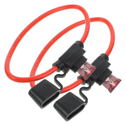 FOYTOKI 2Stücke Sicherungshalter für Kfz Spritzwassergeschützter Sicherungskasten mit Kabel Abnehmbarem Sicherungseinsteckboden für Bootselektionen und Fahrzeuganwendungen FOYTOKI 2Stücke Sicherungshalter für Kfz Spritzwassergeschützter Sicherungskasten mit Kabel Abnehmbarem Sicherungseinsteckboden für Bootselektionen und Fahrzeuganwendungen von FOYTOKI