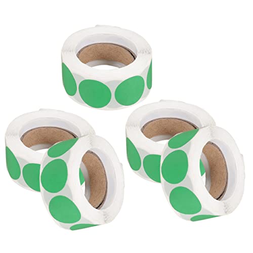FOYTOKI 5Rollen Selbstklebende Punktaufkleber Runde für DIY pro für Kennzeichnung Organisation und Farbcodierung Büro und Zuhause von FOYTOKI