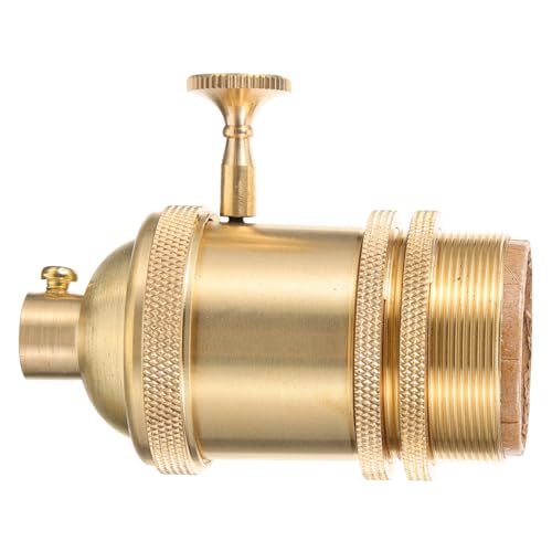 FOYTOKI Retro Lampenfassung mit Drehknopf Vintage Glühbirnenfassung für DIY Deckenleuchten Antiker Installieren Ergänzung FOYTOKI Retro Lampenfassung mit Drehknopf Vintage Glühbirnenfassung für DIY Deckenleuchten Antiker Installieren Ergänzung von FOYTOKI