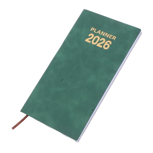 FOYTOKI Tragbares Tagesplaner-notizbuch Mit Glattem Pu-lederbezug, Taschenplaner, 2026 Kalender-notizbuch Für Den Wöchentlichen Notizbuchplaner FOYTOKI Tragbares Tagesplaner-notizbuch Mit Glattem Pu-lederbezug, Taschenplaner, 2026 Kalender-notizbuch Für Den Wöchentlichen Notizbuchplaner von FOYTOKI