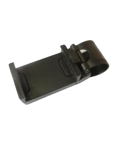 Kfz Handy Halterung Lenkrad-Handyhalter Tragbarer Rutschfester Und Ausziehbarer Handy-Navigationshalter Für Das Auto Handyhalter Auto (Color : Black) von FQYYWL