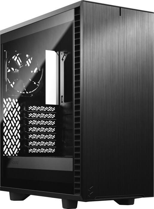 Fractal Design Define 7 Compact - schwarz, Light Tempered Glass von FRACTAL DESIGN