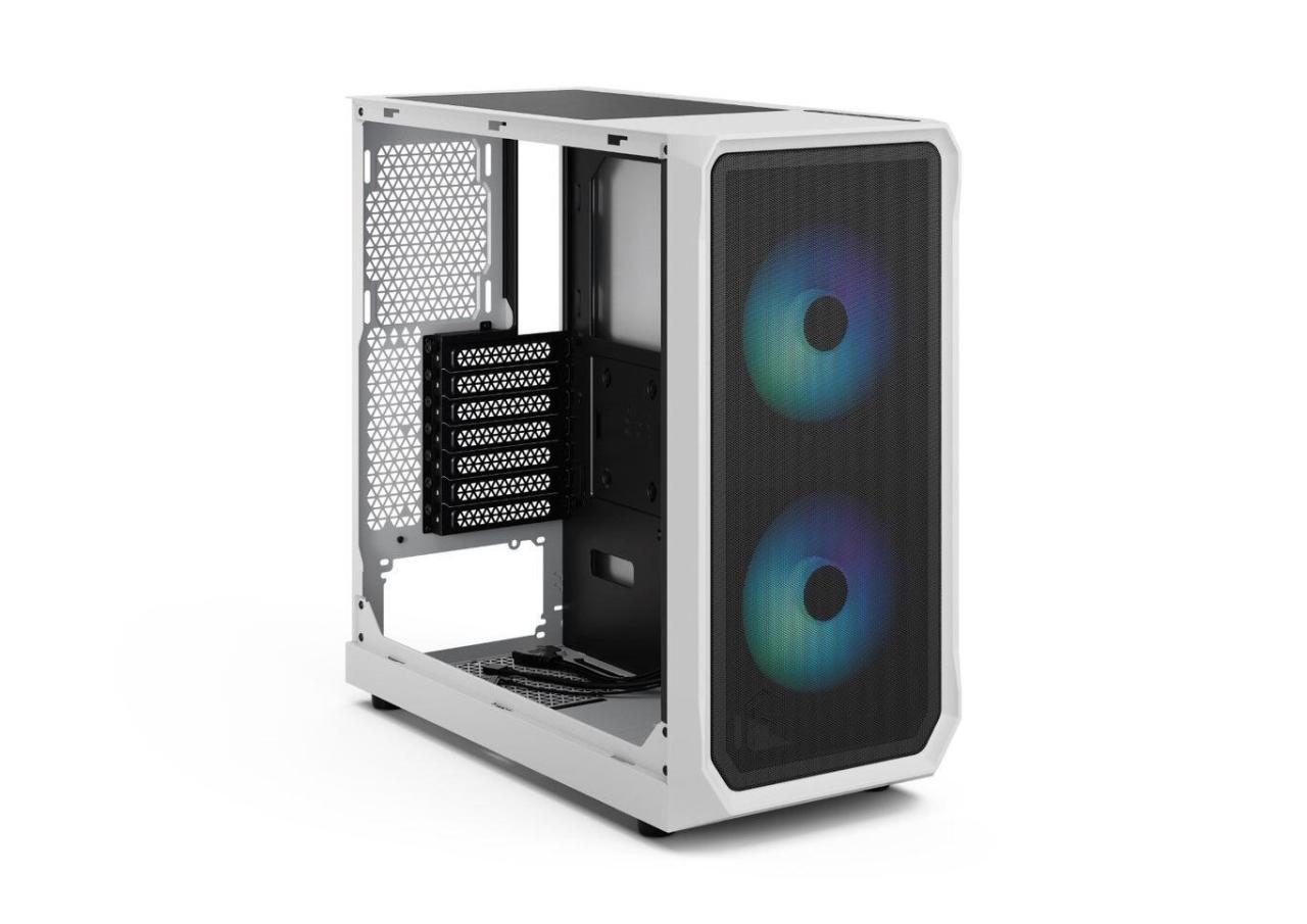 Fractal Design Focus 2 - RGB White TG Clear Tint von FRACTAL DESIGN