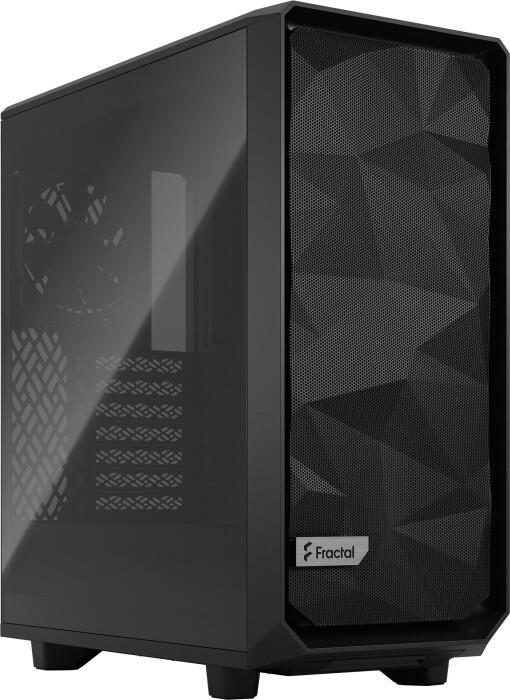 Fractal Design Meshify 2 Compact - schwarz / Light Tempered Glass von FRACTAL DESIGN