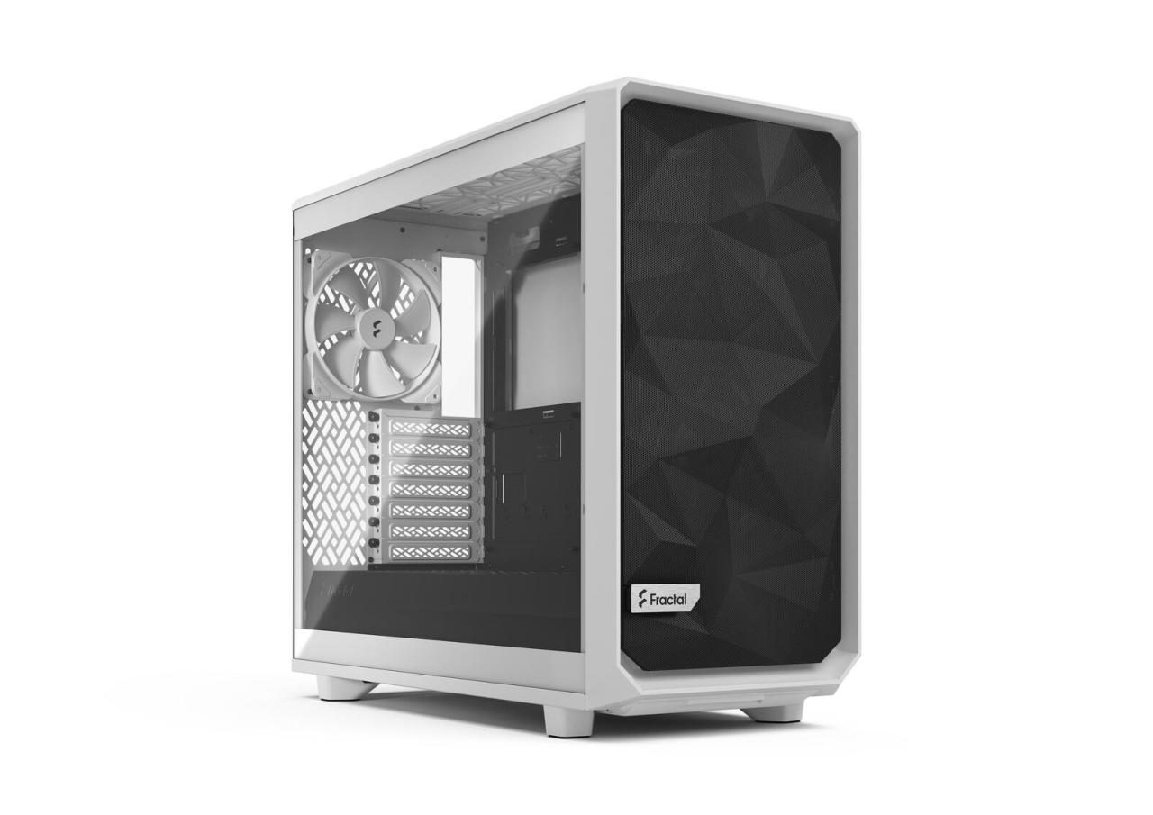 Fractal Design Meshify 2 Lite White TG Clear Tint Fractal Design Meshify 2 Lite White TG Clear Tint von FRACTAL DESIGN